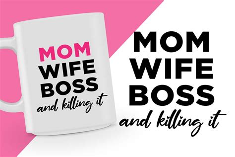 mom wife boss design graphic by spoonyprint · creative fabrica