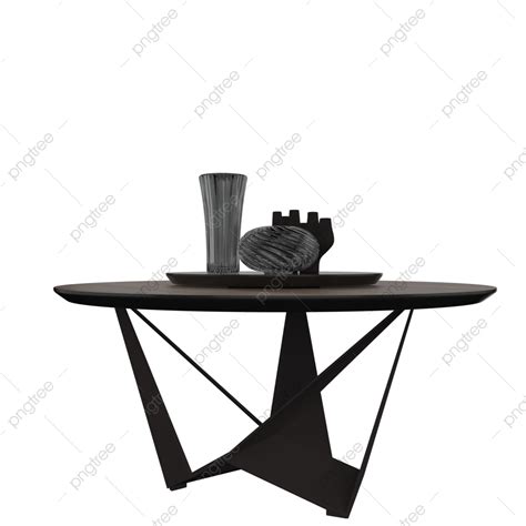 Modern Furniture Png Transparent Furniture Black Wood Table With