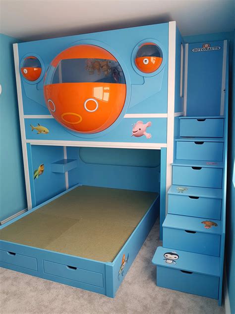 Octonauts Pod Childrens Themed Twin Bed Designed And Manufactured By
