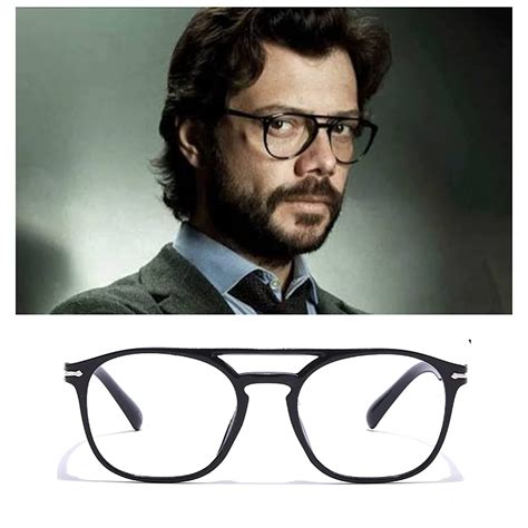 Roshfort Money Heist Professor Eyeglass Arc Glass Blue Light Blocking Coating Glasses For Women
