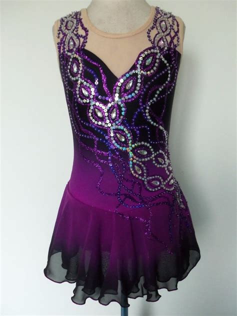 New Figure Ice Skating Baton Twirling Dress Costume Adult L Unbranded