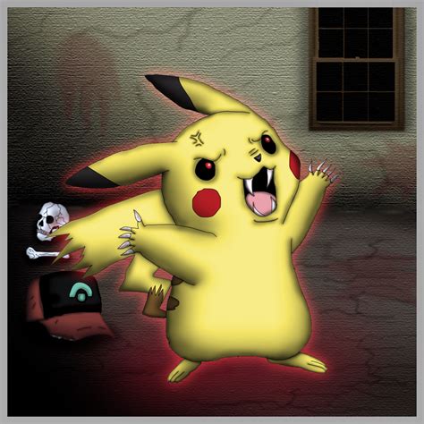 Bad Pikachu The Monster By Oronk On Deviantart