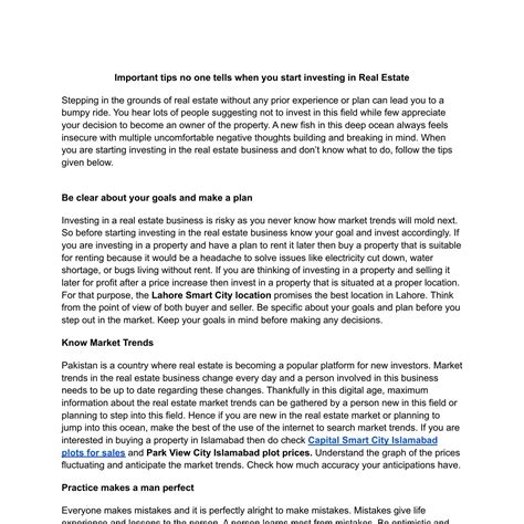 Important tips no one tells when you start investing in Real Estate.pdf