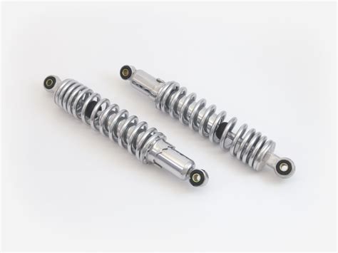 Tec Oe Type Chrome Rear Shocks For Yamaha Xs650 1974 Onwards Tec