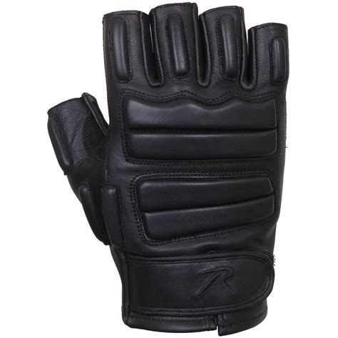 Fingerless Padded Tactical Gloves Camouflageca