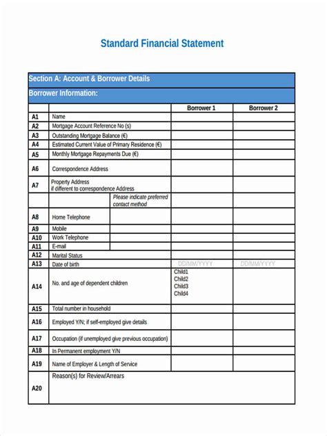 It will contain the cash flow statement, the income statement and the balance sheet of the business. FREE 21+ Financial Statement Forms in PDF | MS Word | Excel