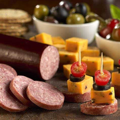It is baked at low temperature for four hours. Meal Suggestions For Beef Summer Sausage / What Is Summer ...
