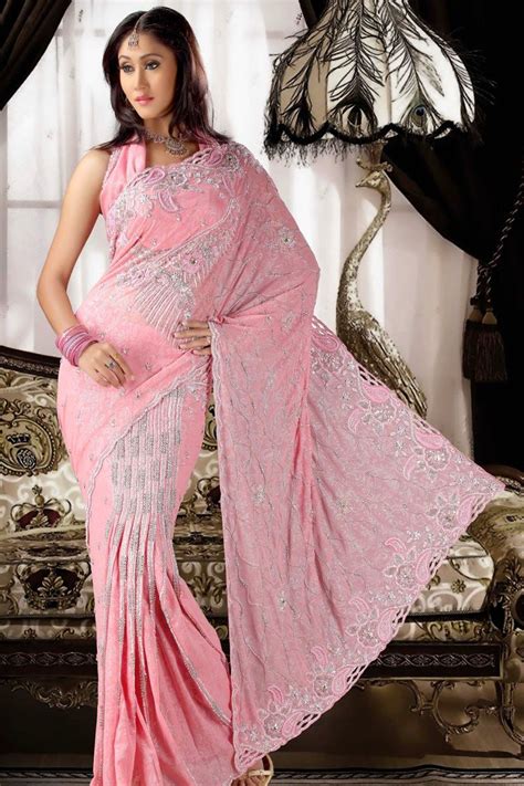 30 pink sari inspirations for all of you rampdiary saree designs bridesmaid saree sari