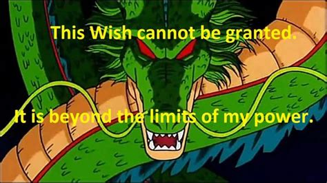 What If Someone Wished For Shenron To Be Free Of The Dragon Balls Quora