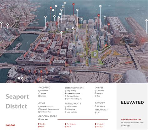 A Map Of Seaport Boston Why Live In Seaport Luxury Apartments