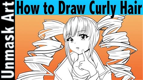 How To Draw Anime Curly Hair Step By Step