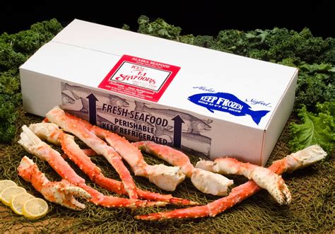 5 Lbs Jumbo Alaskan Red King Crab Legs And Claws 10th And M Seafoods