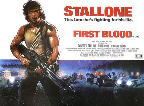 The first damage or reverse inflicted on an opponent in a conflict. 'First Blood' (1982) : For the Love of Movies podcast - NY ...