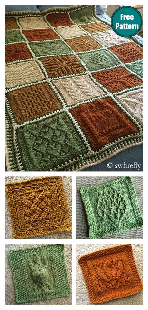 But most of them require nice thick merino wool or some kind of wool. Sampler Afghan Blanket Free Knitting Pattern