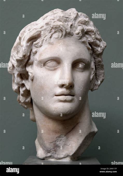 Portrait Of Alexander The Great From Alexandria Egypt 3rd Century Bc