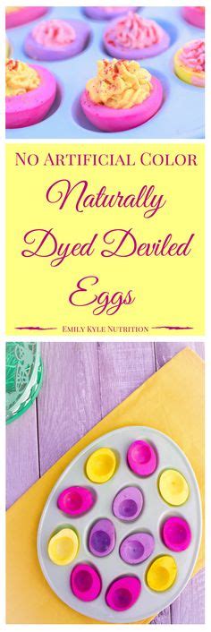 Naturally Dyed Deviled Eggs Recipe Dyed Deviled Eggs