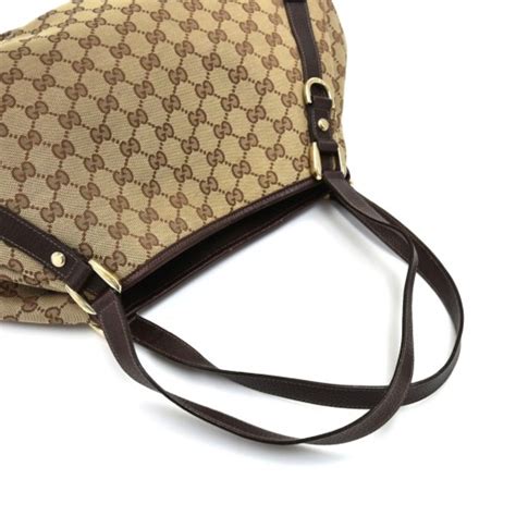 Gucci Gucci Pelham Beige Gg Original Canvas And Leather Shoulder Bag