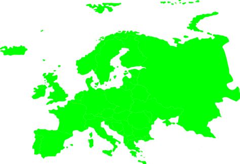 High Resolution Blank Map Of Europe Clip Art Library