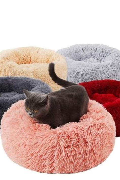 The plush marshmallow bed may become your cat's new favorite place to sleep instead of your pillow. Marshmallow Cat Bed HOT Selling! (With images) | Cat bed ...