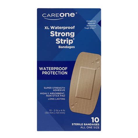 Save On Careone Xl Waterproof Strong Strip Bandages Order Online Delivery Stop And Shop
