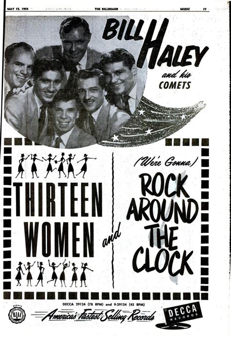 Rock And Roll Newspaper Press History Bill Haley Rock Around The