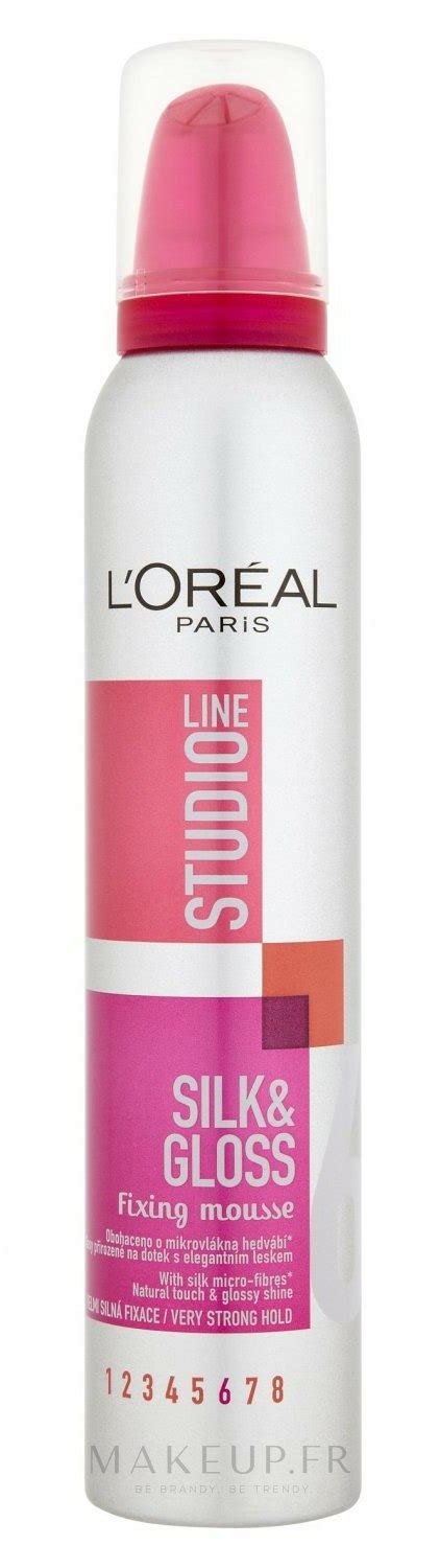 L Oreal Paris Studio Line Silk Gloss Fixing Mousse Mousse Fixante