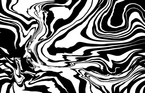 Download A Black And White Abstract Painting With Swirls
