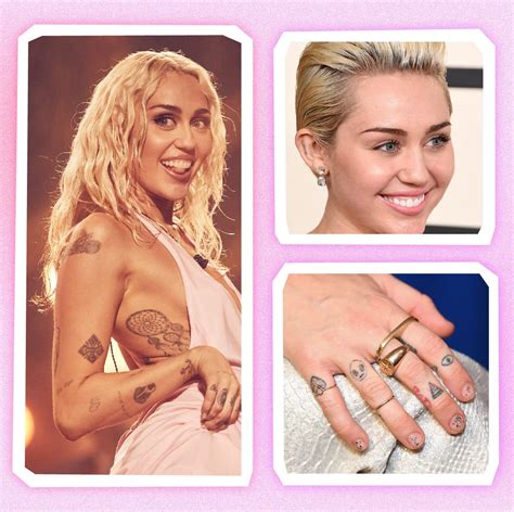 All Of Miley Cyrus Tattoos Miley Cyrus Tattoos And Their Meaning Miley Cyrus