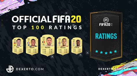 Fifa 20 Ratings Top 100 Fut Players Stats Skill Moves And Weak Foot