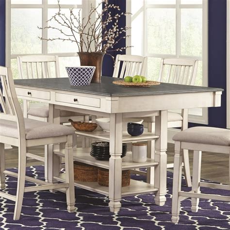 Bistro Table Set With Storage Darby 3 Level Bar Table With Storage