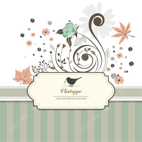 Flourish Vector Background Template Download On Pngtree
