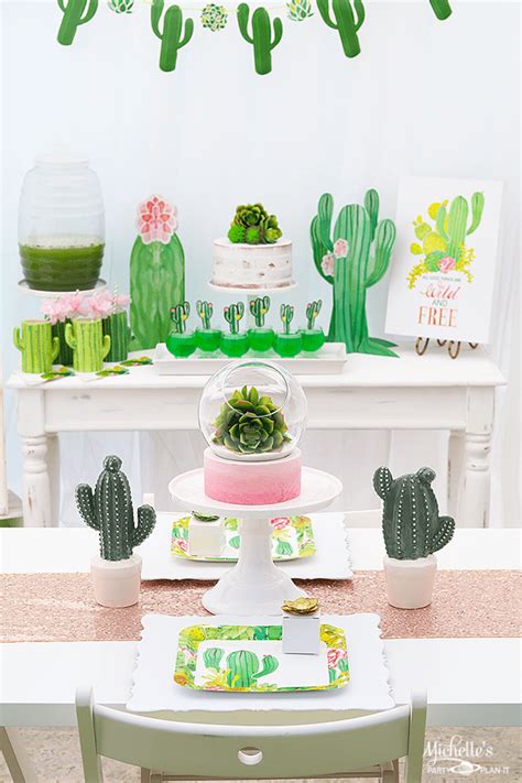 Wild And Free Cactus Party Ideas Michelles Party Plan It