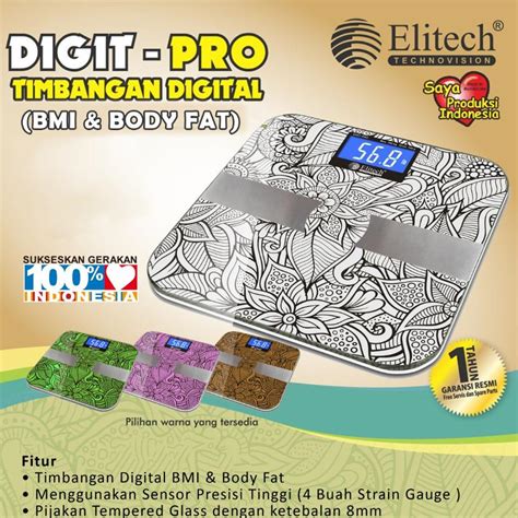 Jual Digit Pro Timbangan Digital Bmi And Body Fat Dari Pt Emiindo Jaya