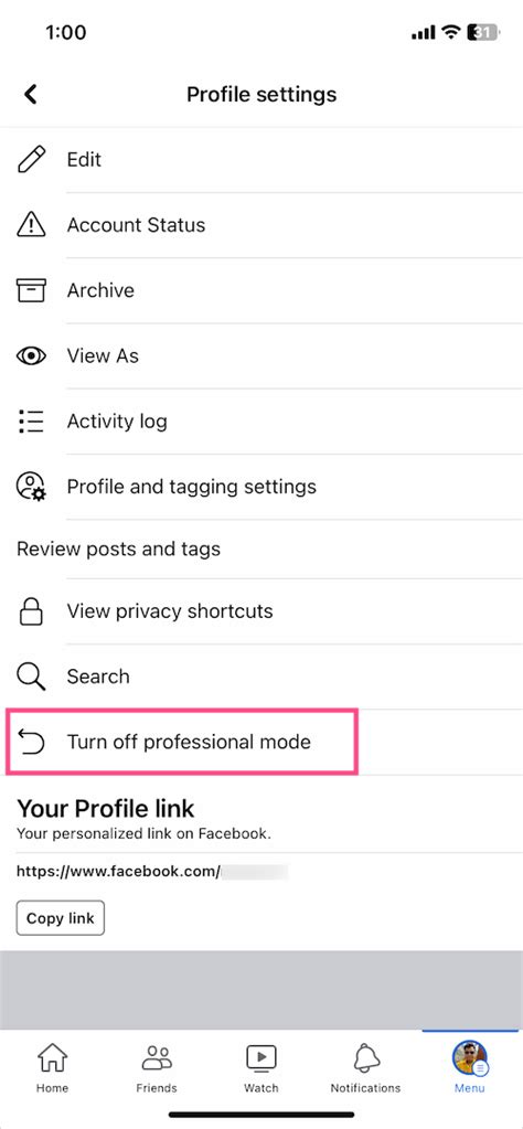 How To Turn Off Professional Mode On Facebook 2022