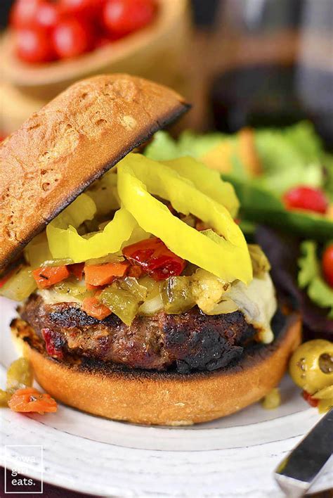 Maybe you would like to learn more about one of these? Chicago-Style Italian Burgers - Iowa Girl Eats
