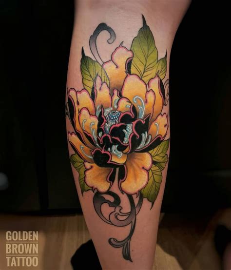 570 Likes 10 Comments Golden Brown Tattoo Goldenbrowntattoo On