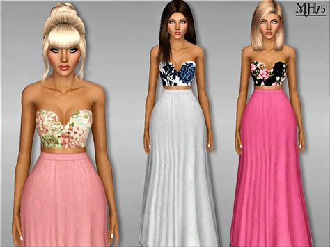 The Sims Resource S3 Metens Bloom Gown