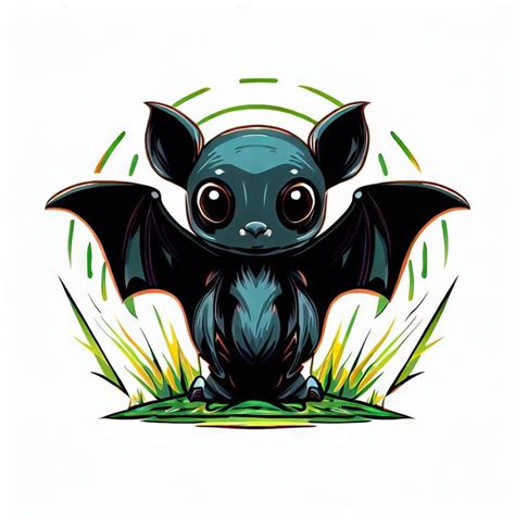 Enchanting Garden Bat Encountergenerative Ai Foto Premium