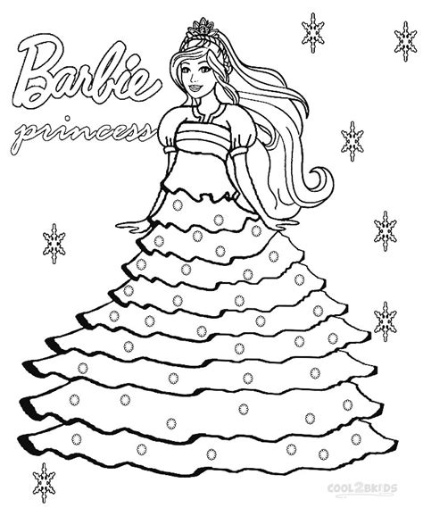 Barbie Coloring Pages To Print Easy Coloringpages2019