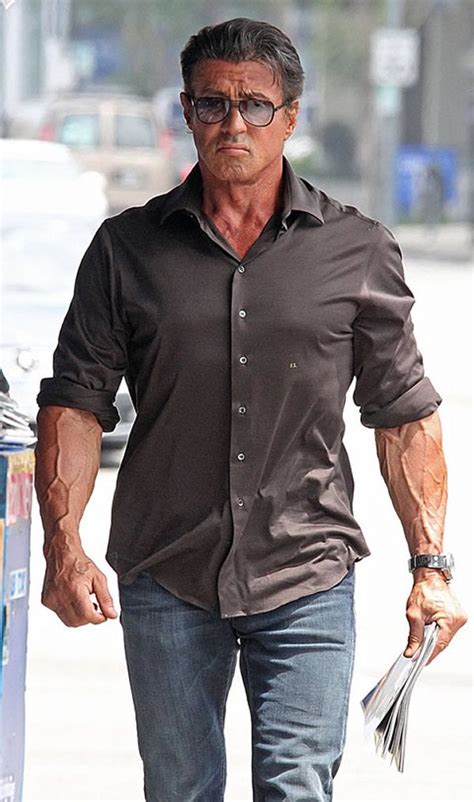 I always admired stallone's physique, but i always thought he could use more muscle mass on his chest. Sylvester Stallone at almost 70 years old : bodybuilding