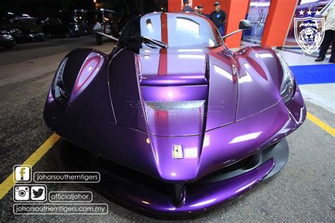 Purple Laferrari Is The Hypercar Of A Prince Literally Autoevolution
