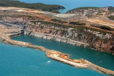 Koolan Island Iron Ore Mine In Western Australia Stock Image Image