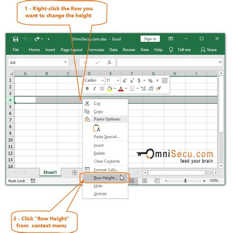 How To Set Row Height In Excel Using C Printable Templates