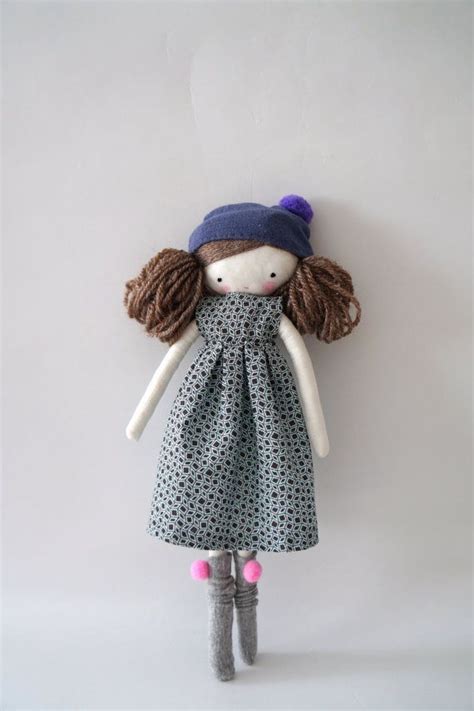 Handmade Rag Doll Rachel Ooak Cloth Art Rag Doll Dress Etsy Uk Rag