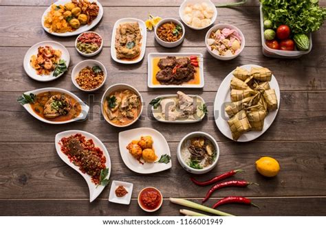 Indonesian Famous Food Padang Cuisines Stock Photo Edit Now 1166001949