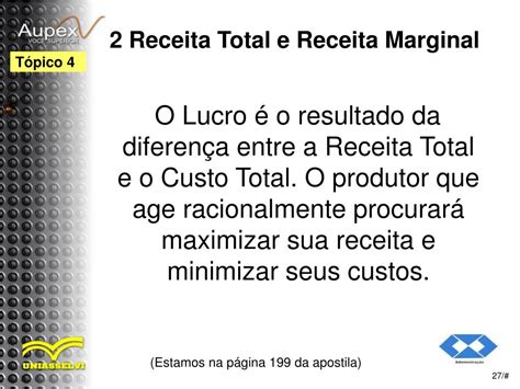 Se Da Pela Receita Subtraida Dos Custos Variaveis