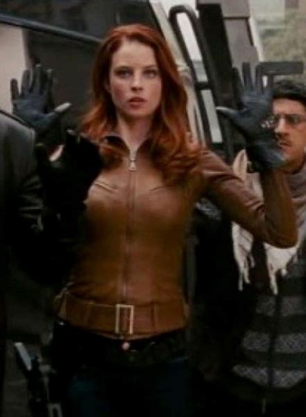 Rachel Nichols G I Joe The Rise Of Cobra Leather Jacket Made To