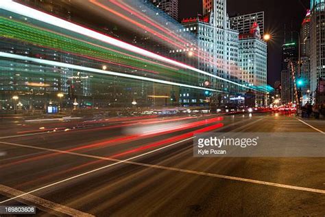 Chicago Traffic Timelapse Photos And Premium High Res Pictures Getty