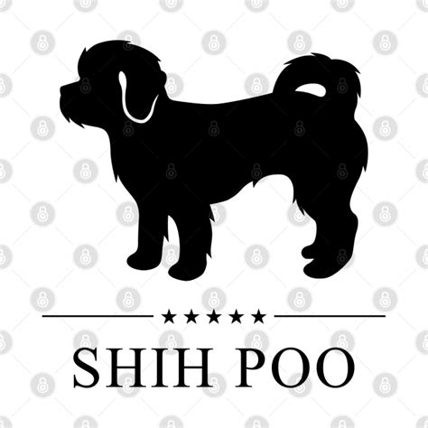 Shih Poo Black Silhouette Shih Poo Mug Teepublic