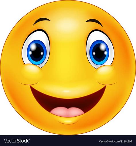 Happy Smiley Emoticon Face On White Background Download A Free Preview